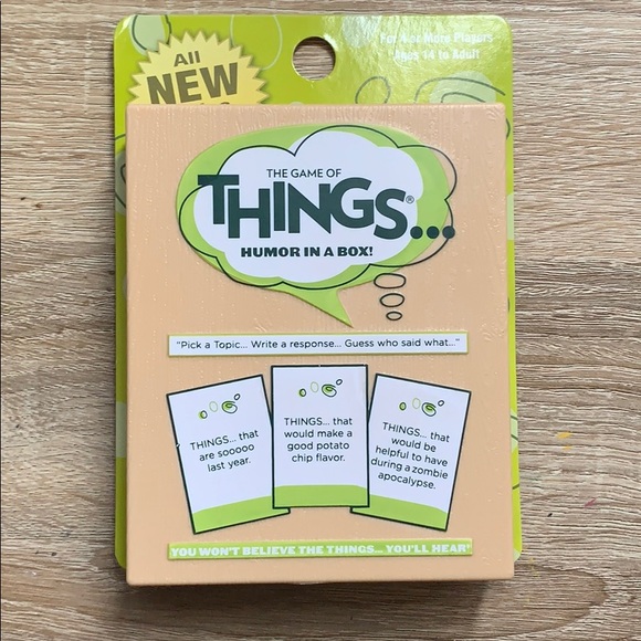 Play Monster Other - NEW- The Game of Things